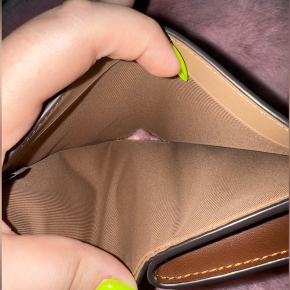 Signature Canvas Coach Wallet - Picture 3 of 6